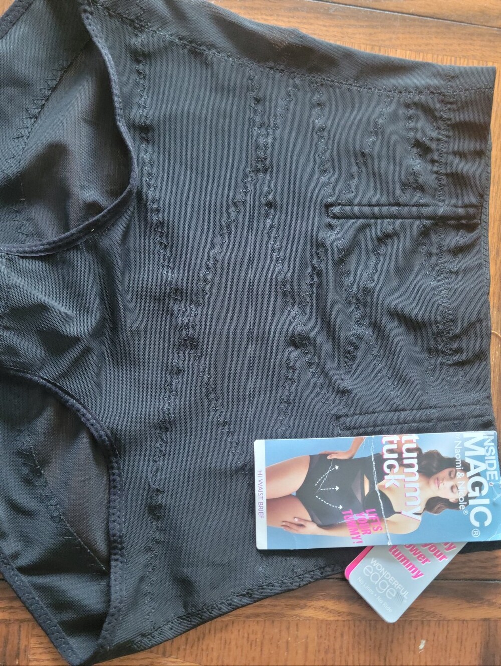 Black Tummy Control Shapewear Briefs